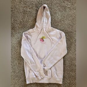 Pink Hoodie with Graphic Design